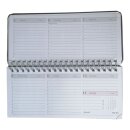 Stylex Spiral‑Taschenkalender 2026 | Schwarz | 144 Seiten...