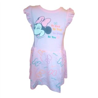 Minnie Mouse Kleid "Be Kind, Be True, Be Brave, Be You" rosa,128 / 8A