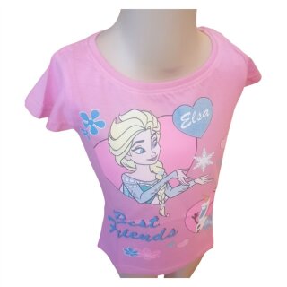 Disney Frozen Kurzarm-Shirt | "Elsa" | Blau oder Pink | pink,104