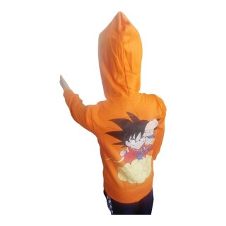 Dragon Ball Hoodie Kinder | Orange Kapuzenpullover 116–164