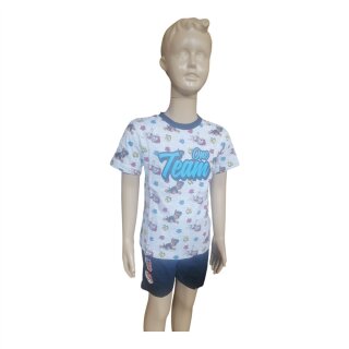 PAW Patrol "One Team" Kurzer Jungen-Pyjama | grau/schwarz,104