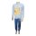 Langer Pyjama "The Lion King" | K&ouml;nig der L&ouml;wen | grau-blau,98