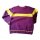 Gryffindor Strickpullover | Braun mit gelbem Streifen | gesticktes Logo 128