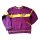 Gryffindor Strickpullover | Braun mit gelbem Streifen | gesticktes Logo 128