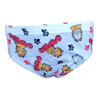 3er Pack Jungen-Slips | Garfield | Rot • schwarz • Weiß 122/128