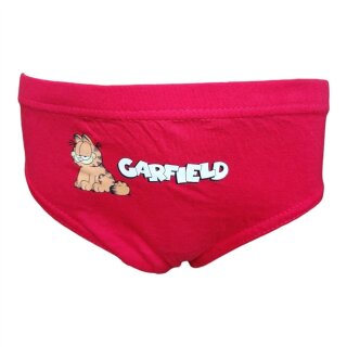 3er Pack Jungen-Slips | Garfield | Rot • schwarz • Weiß 122/128