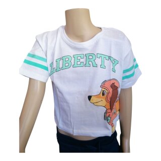 Crop Top „Skye & Glitter - Liberty“ – Bauchfrei 104