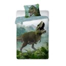 FARO Kinder-Bettwäsche „T-Rex“ 140x200 +...