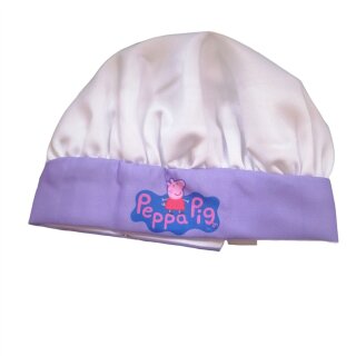 Peppa Pig Kinder Kochschürzen-Set „Peppa und die Würfel“ | Schürze + Kochmütze | 100 % Polyester