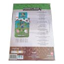 Minecraft Bettwäsche „Jungle Explore“ 140x200 + 70x90 | 100 % Baumwolle | Druckknopf