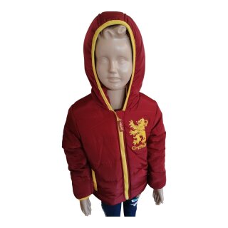 Kinder-Winterjacke „Harry Potter – Gryffindor“ | Kapuze, 2 Taschen, wasser- & windabweisend, 104