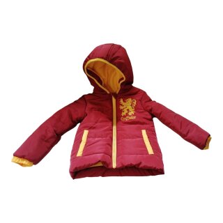 Kinder-Winterjacke „Harry Potter – Gryffindor“ | Kapuze, 2 Taschen, wasser- & windabweisend, 110