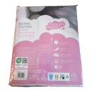 Kinder-Bettwäsche „Katze – Sweet Dreams“ 100x135 + 40x60 | 100 % Baumwolle | Reißverschluss