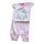 Hello Kitty Babystrampler, kurzarm, rosa, 100 % Baumwolle, R&uuml;schen&auml;rmel, Gr. 92