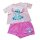 M&auml;dchen Kurz-Pyjama mit T-Shirt &amp; Shorts, Stitch &bdquo;I&rsquo;m sweet&ldquo;, Rosa/Pink,92