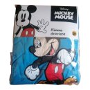 Mickey Mouse Pyjama  lang, Velours, blau, 110