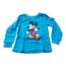 Mickey Mouse Pyjama  lang, Velours, blau, 110
