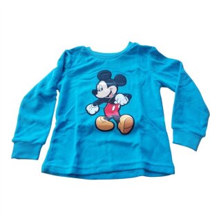 Mickey Mouse Pyjama  lang, Velours, blau, 116