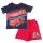 Kurzer Pyjama "Lightning McQeen" | Cars | Blau-Rot oder Weiß-Blau | Größen 98-128 weiß-blau,110