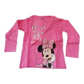 Langer Pyjama für Mädchen | Motiv: Minnie Mouse "Schleifchen"