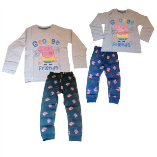 Kinder-Pyjama | lang | Peppa Pig | "George & Friends" |