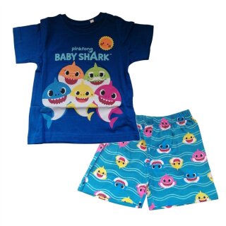 Baby Shark | Kinder-Set | Shirt und Hose | Kurz |
