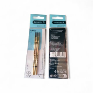 Schneider KGS-Mine 765 M Schwarz 3er Set ISO G2